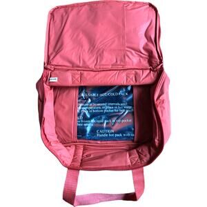 Lunchbox Bag w Reusable Hot/Cold Pack Pink *New & Unused*